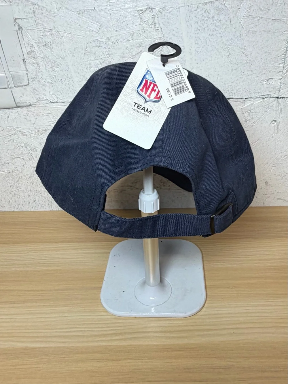 NFL Denver Broncos Two-Tone Embroidered Cap in Navy, White & Orange Sequins